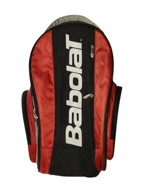 Babolat Team Tennis Racquet Backpack Red Black Silver Gear Bag Sports Equipment